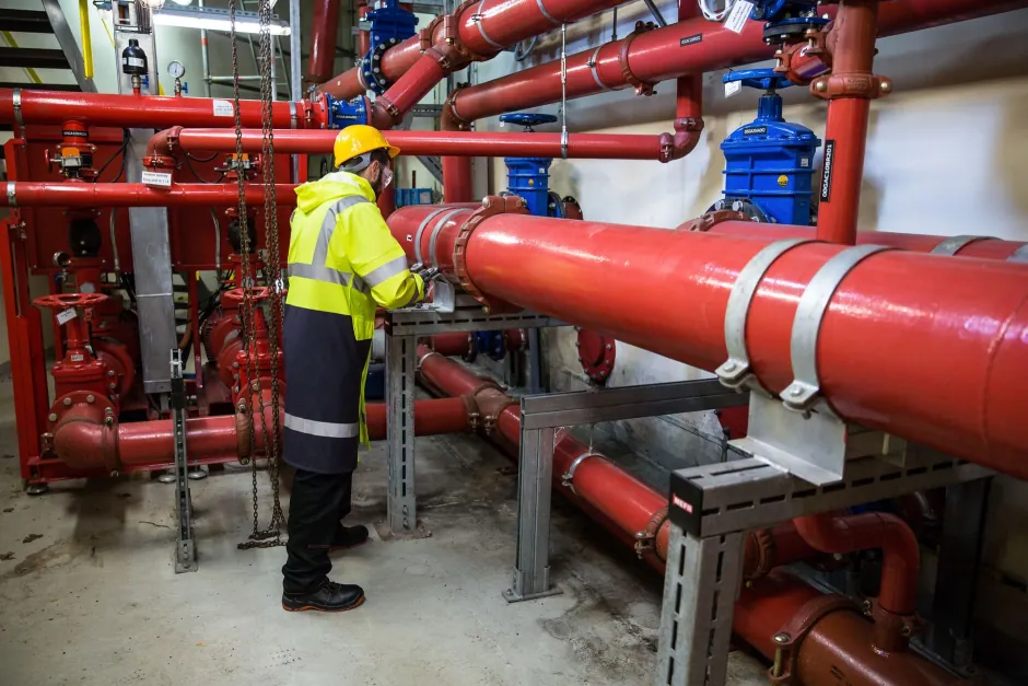 Camera inspection of a drain in Abbotsford